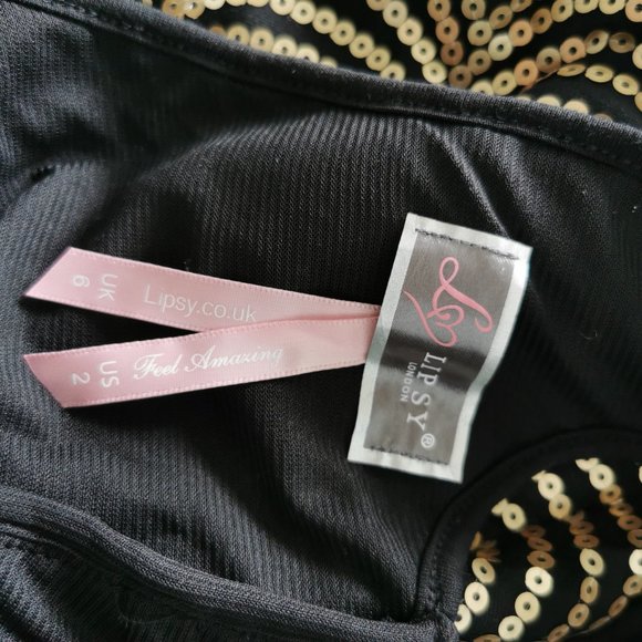 Lipsy London Sequin Mini Dress - Picture 3 of 5